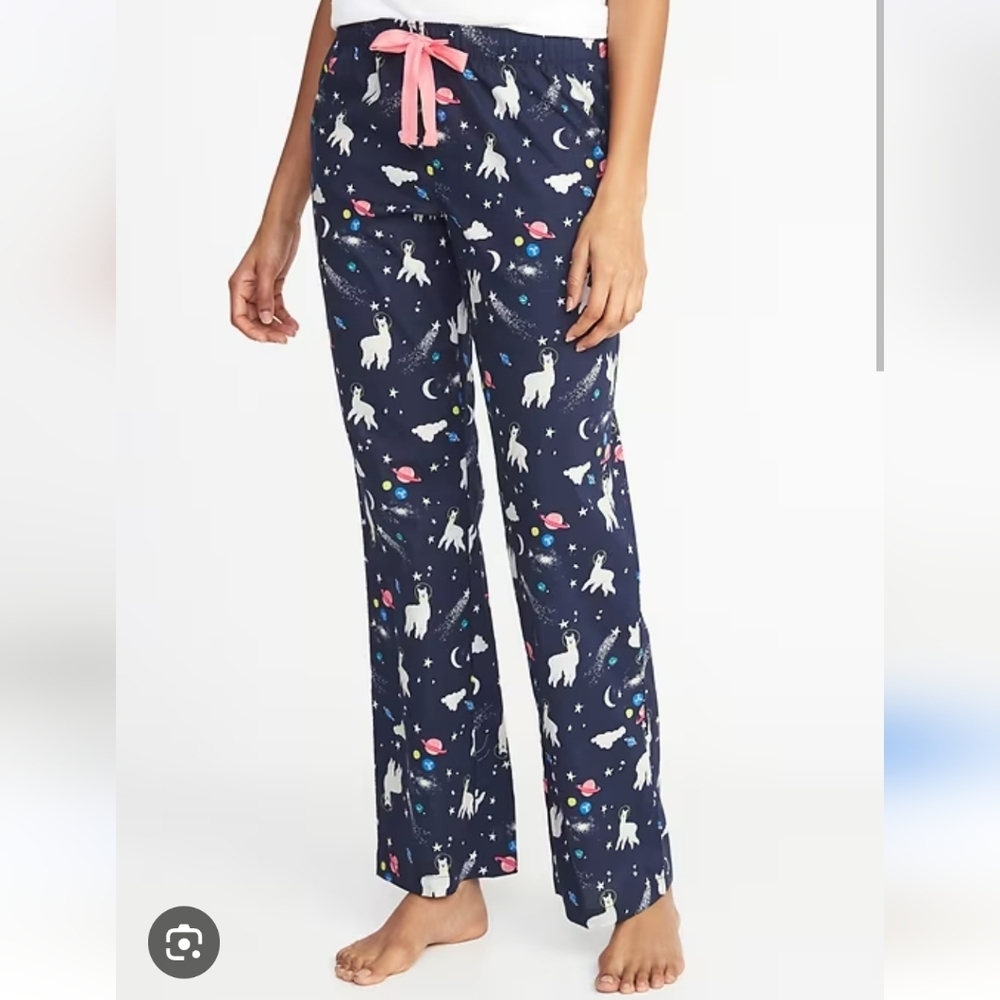 ⭐️40% Off⭐️ Old Navy Llama Astronaut Poplin Pajama Pants